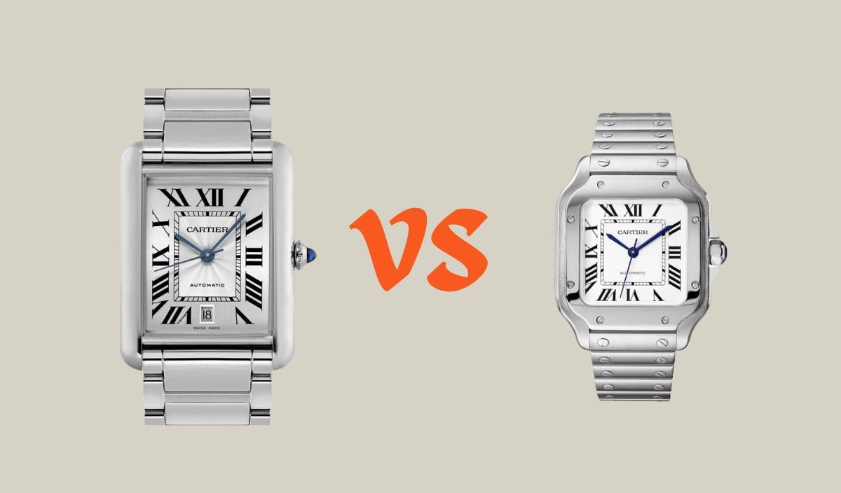 cartier tank vs santos