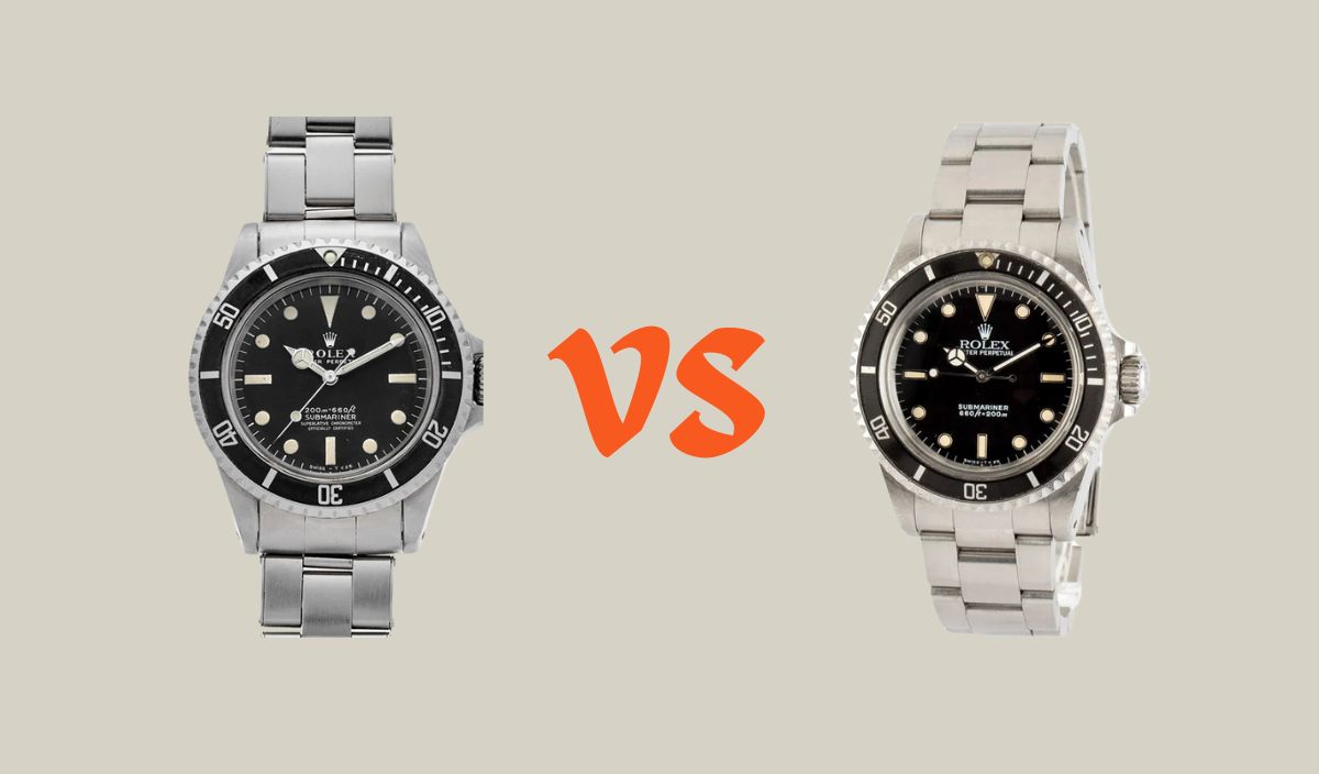 rolex 5512 vs 5513