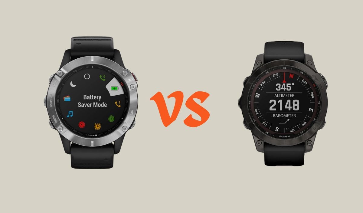 Garmin Fenix 6 vs 7