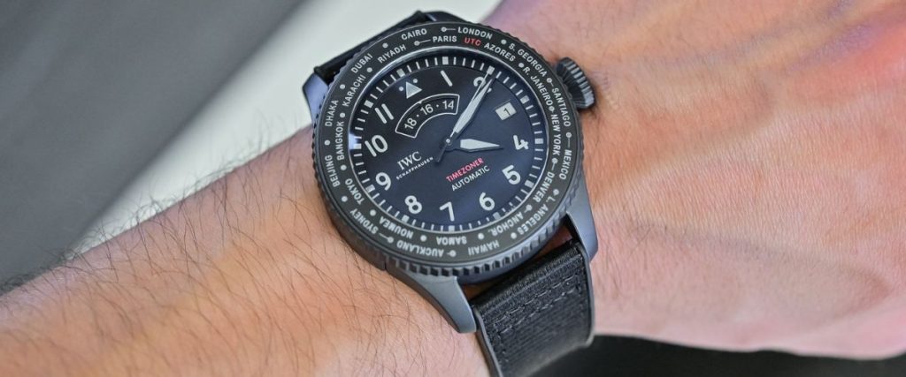 IWC Pilot’s Watch Timezoner Top Gun Ceratanium Ref. IW395505