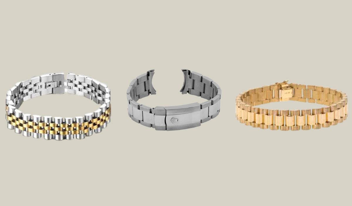 rolex bracelet types