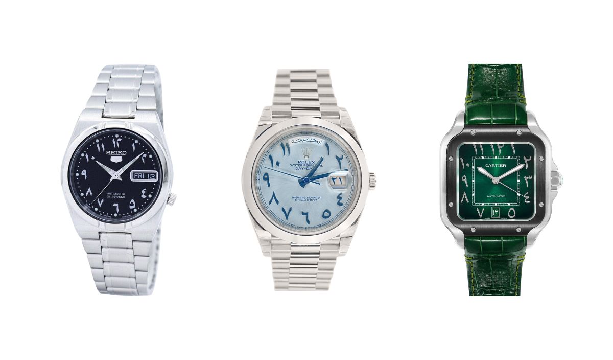 arabic dial watches