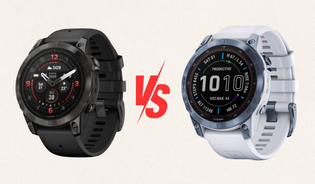 GARMIN FENIX 7 SAPPHIRE SOLAR vs EPIX GEN 2