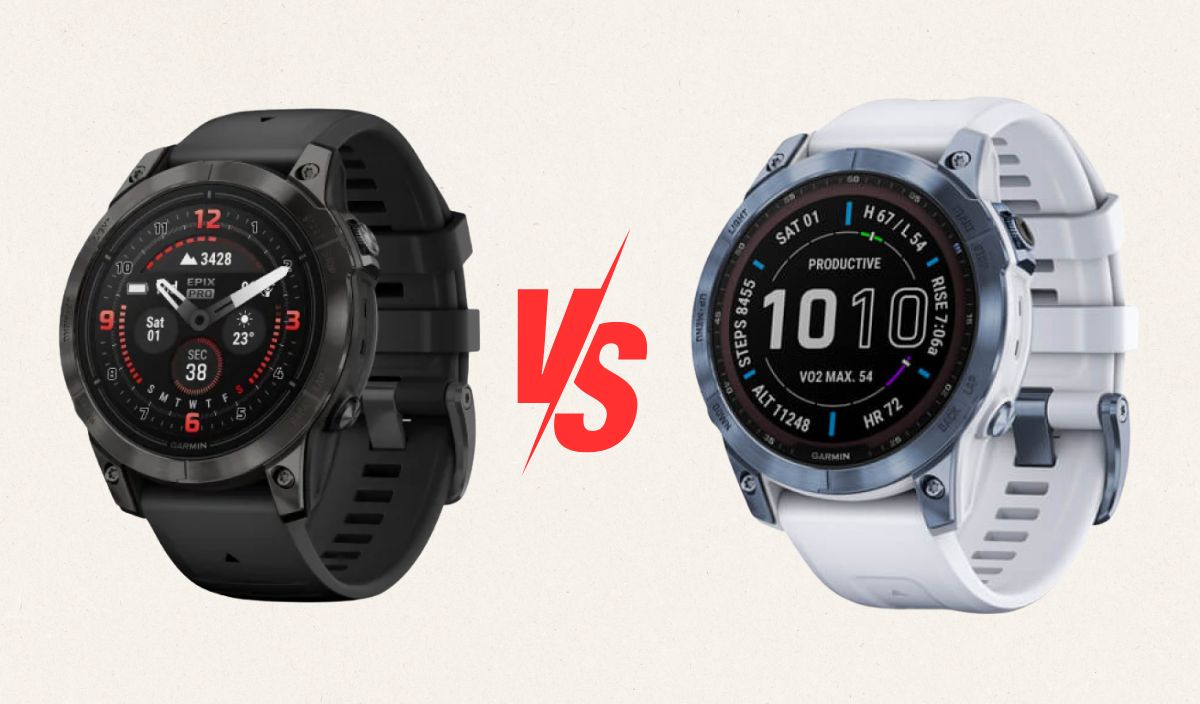 GARMIN FENIX 7 SAPPHIRE SOLAR vs EPIX GEN 2