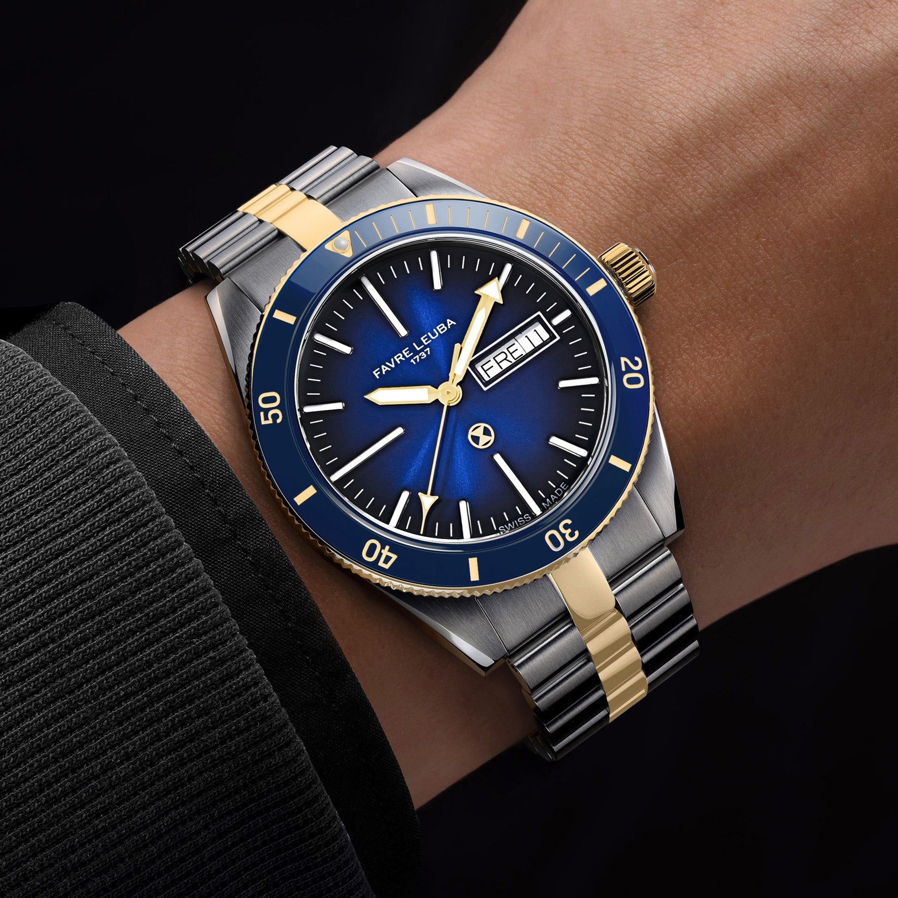 Favre Leuba Deep Raider Day Date 00.20312.110.02.210
