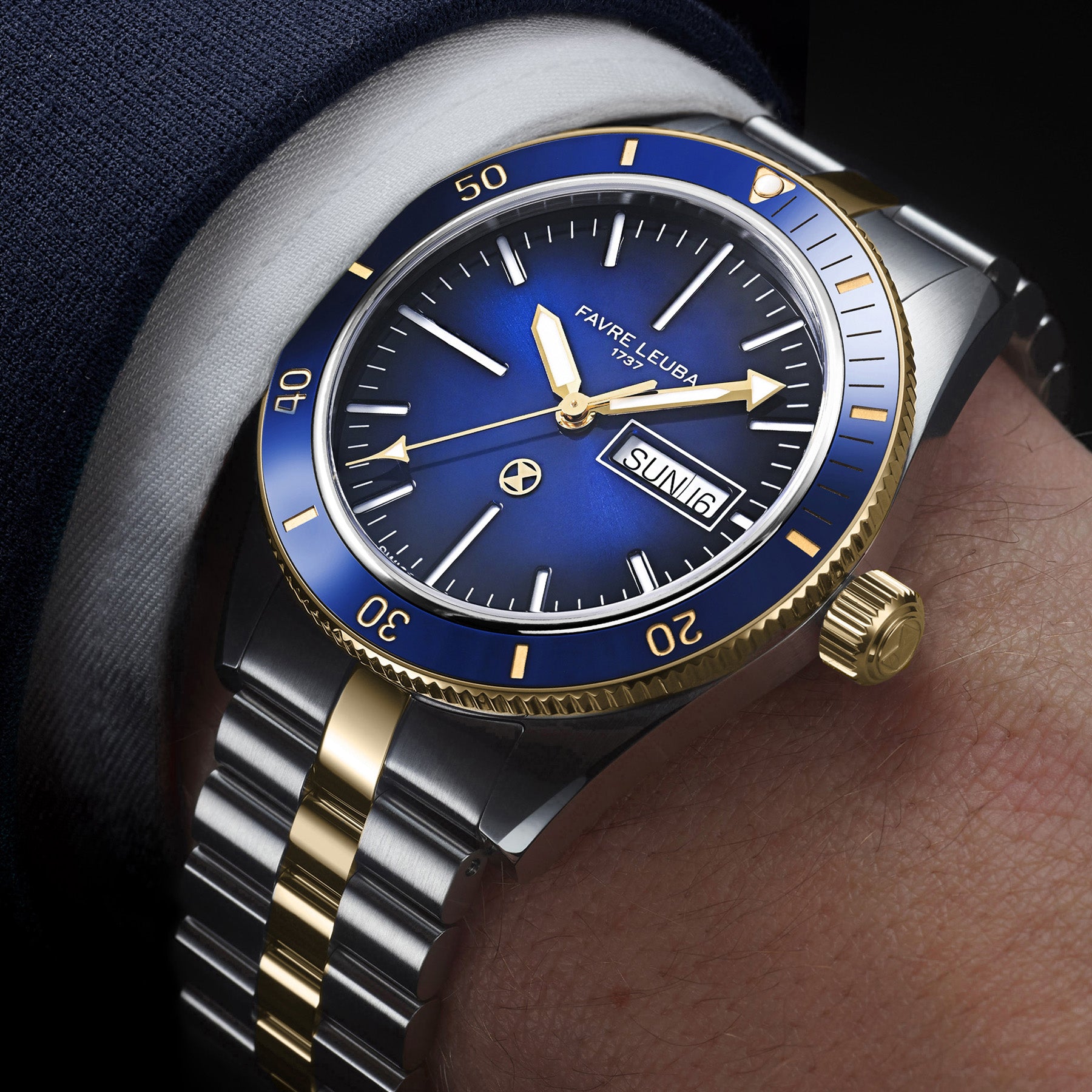 Favre Leuba Deep Raider Day Date 00.20312.110.02.210