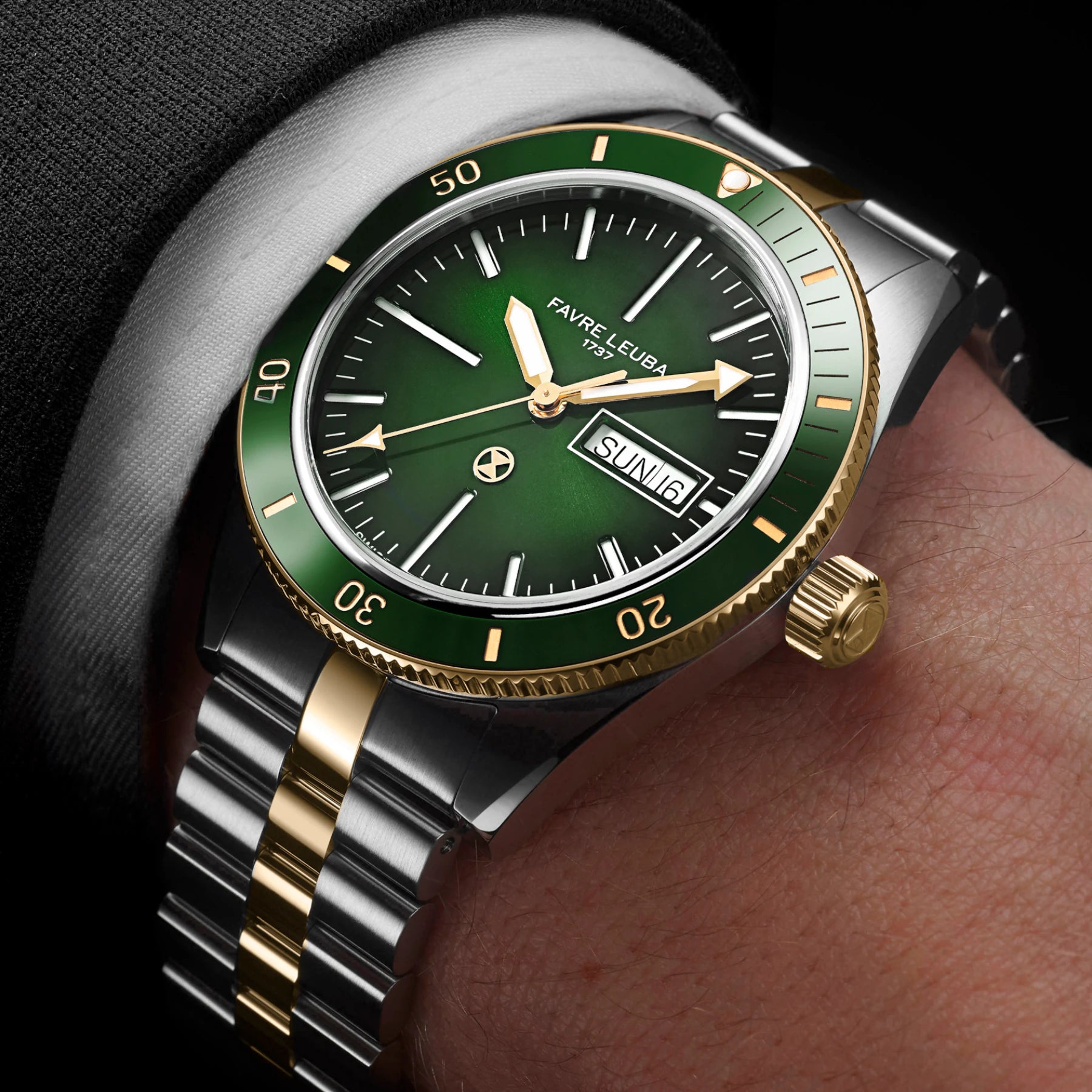 Favre Leuba Deep Raider Day Date 00.20312.110.03.210
