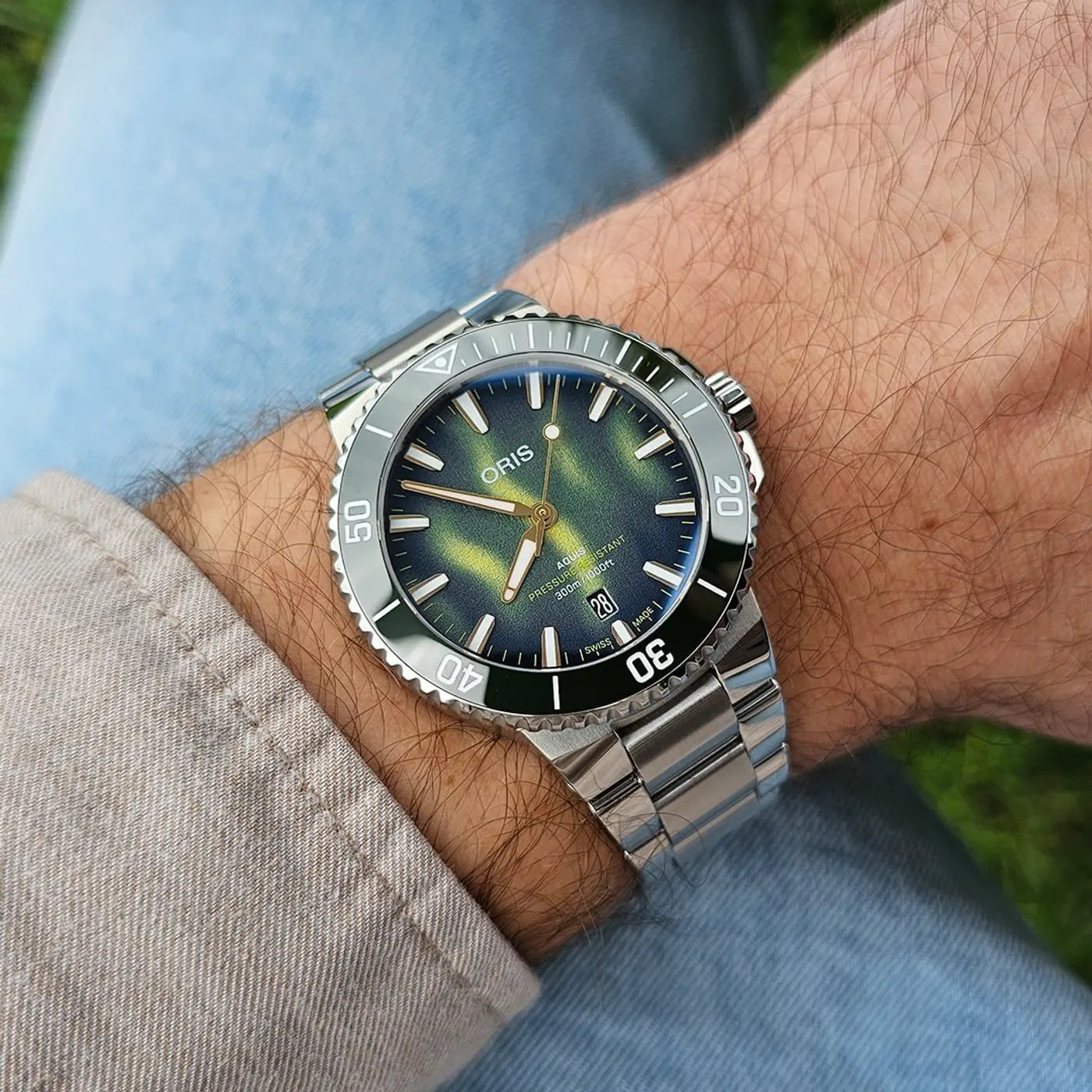 Oris Aquis Kelp Forest Limited Edition 01 733 7787 4187-Set