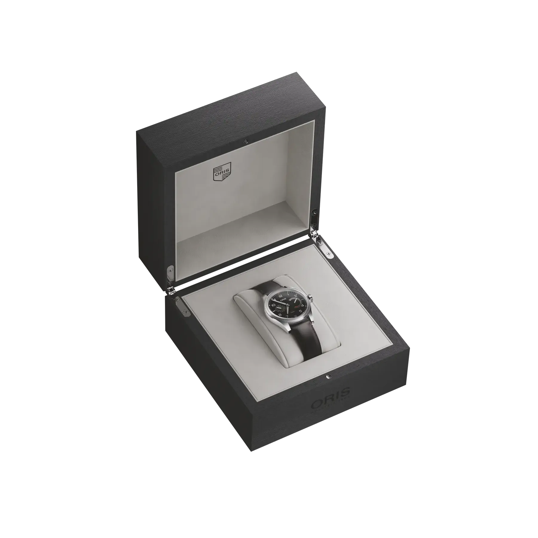 Oris Propilot Calibre 111 Black Dial on Leather Strap 01 111 7808 4164-07 6 20 19LC