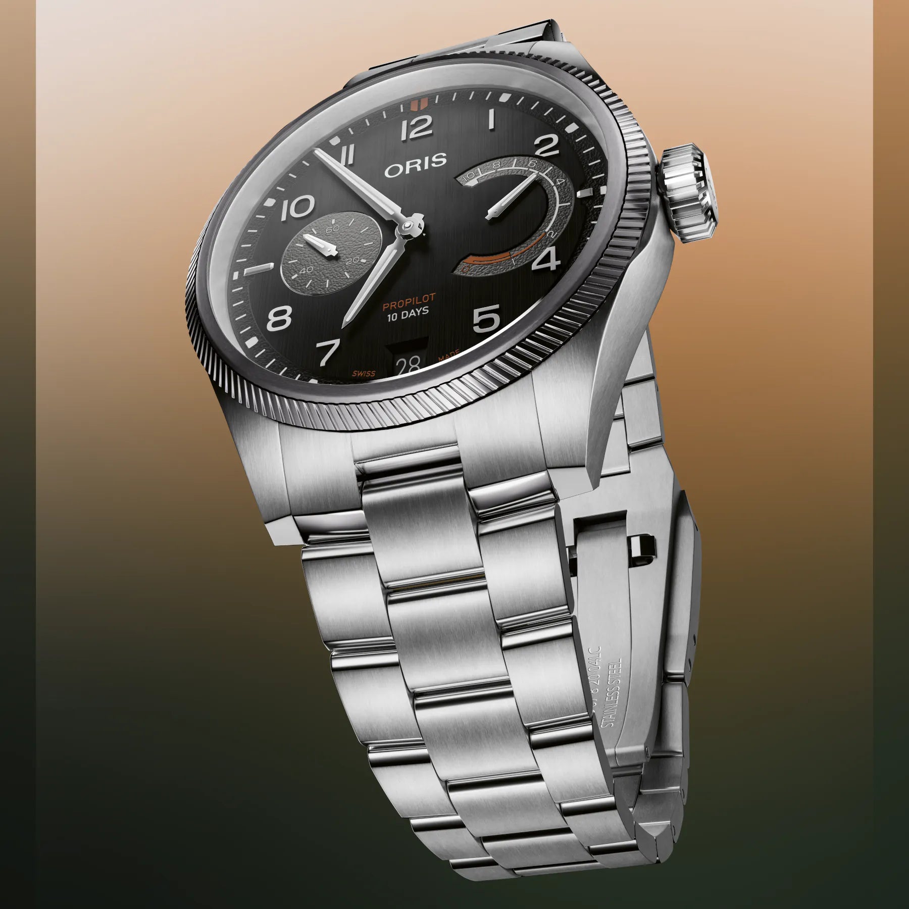 Oris Propilot Calibre 111 Black Dial on Bracelet 01 111 7808 4164-07 8 20 04LC