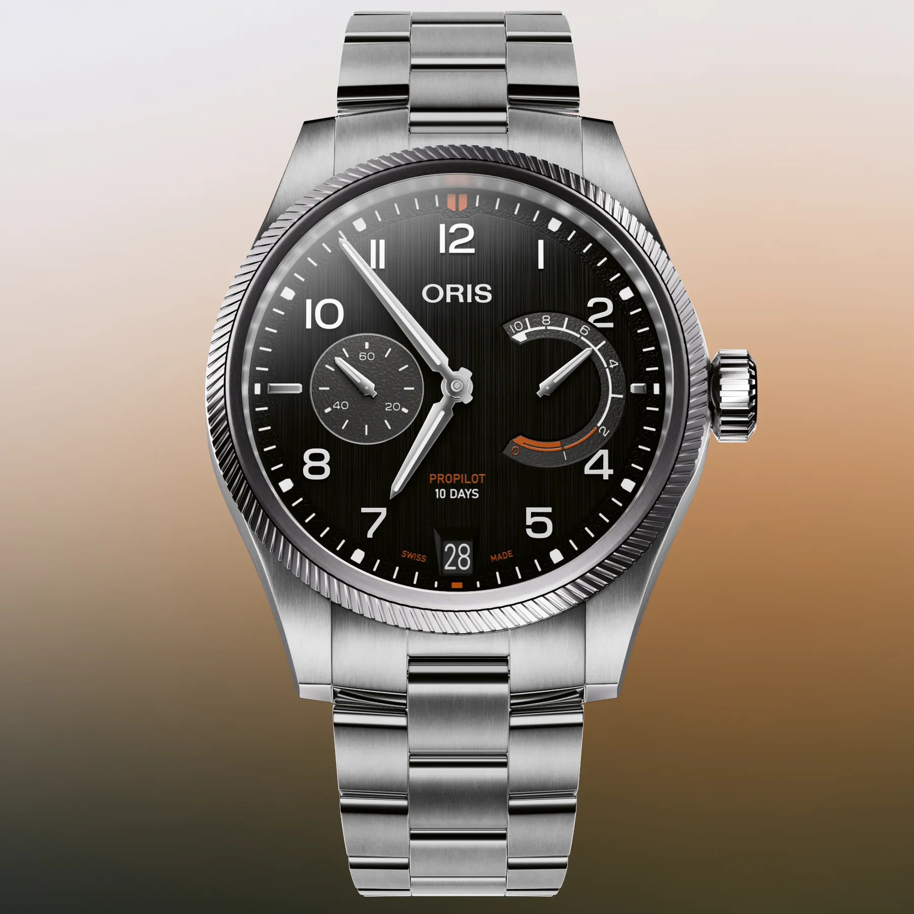 Oris Propilot Calibre 111 Black Dial on Bracelet 01 111 7808 4164-07 8 20 04LC