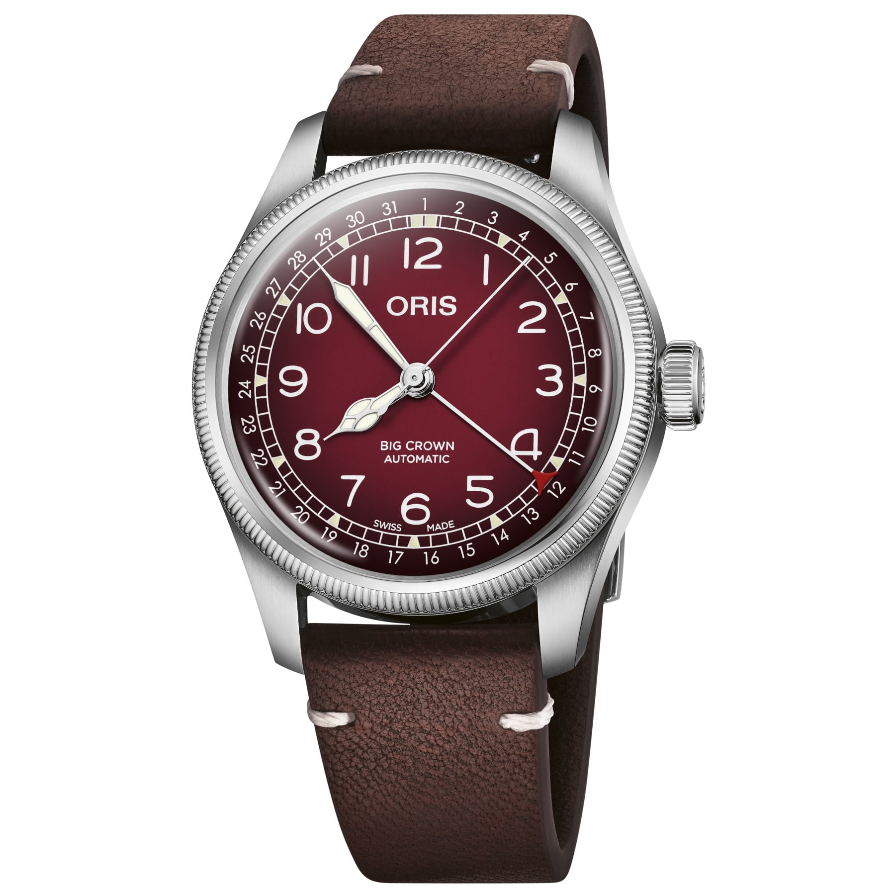 Oris Big Crown X Cervo Volante Burgundy 01 754 7785 4038-Set