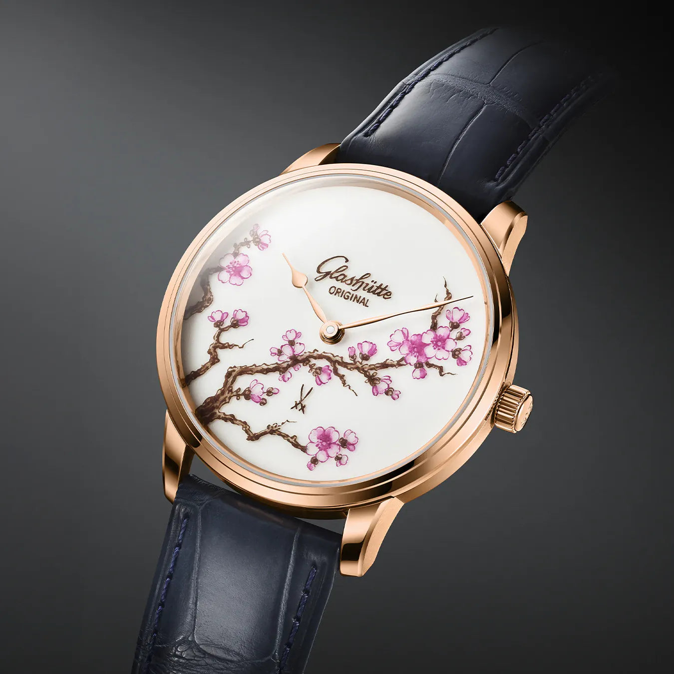 Glashütte Original Senator Meissen Cherry Blossom 1-36-16-05-05-01