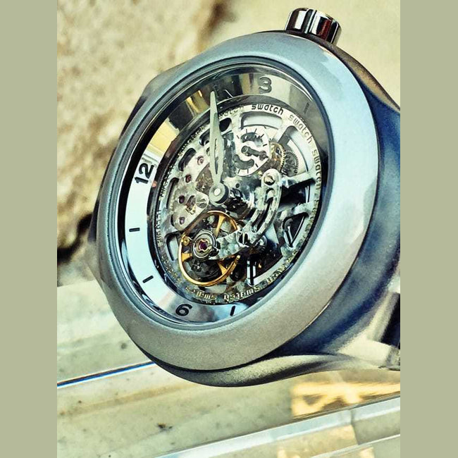 2001 Swatch Diaphane One Carousel Tourbillon