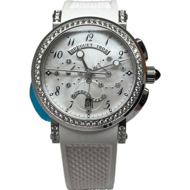 Breguet Marine Chronograph 18k White Gold 8828BB-5D-586-DD00