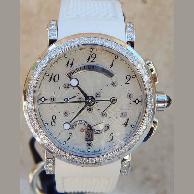 Breguet Marine Chronograph 18k White Gold 8828BB-5D-586-DD00