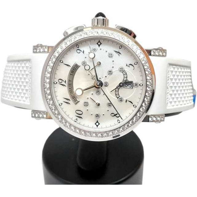 Breguet Marine Chronograph 18k White Gold 8828BB-5D-586-DD00