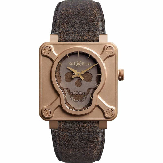 Bell & Ross BR 01 Skull Bronze BR0192-SKULL-BR