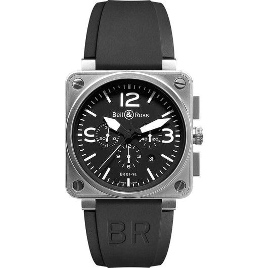 Bell & Ross BR01-94 Chronograph Instrument BR0194-BL-ST