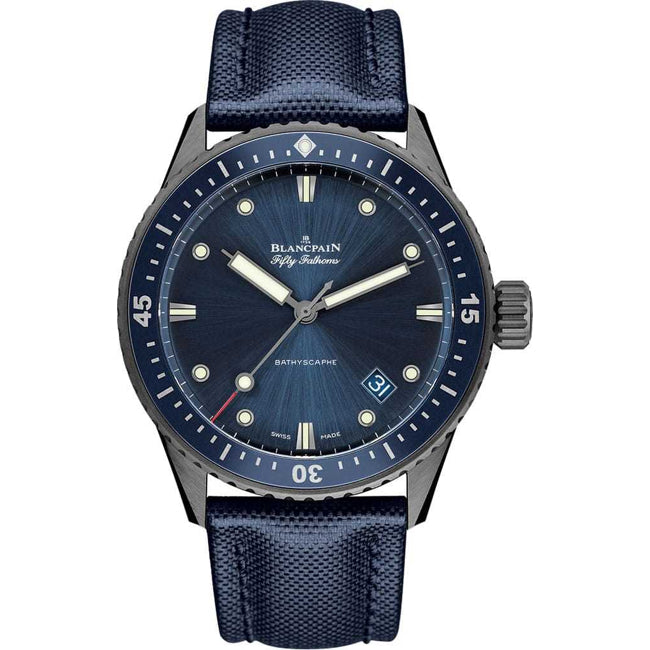 Blancpain Fifty Fathoms Bathyscape Gray Plasma Ceramic 5000 0240 O52A