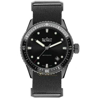 Blancpain Fifty Fathoms Bathyscaphe Ceramic and Liquid Metal 5000 0130 NABA