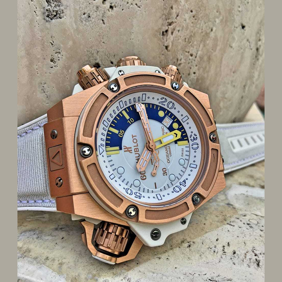 Hublot King Power Oceanographic 1000 King Gold Chronograph