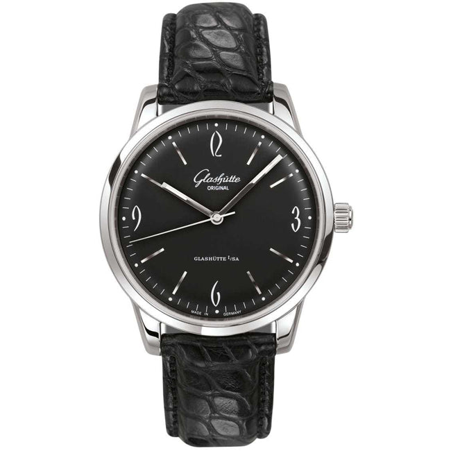 Glashütte Original Senator Sixties Stainless Steel Black Dial 1-39-52-04-02-04