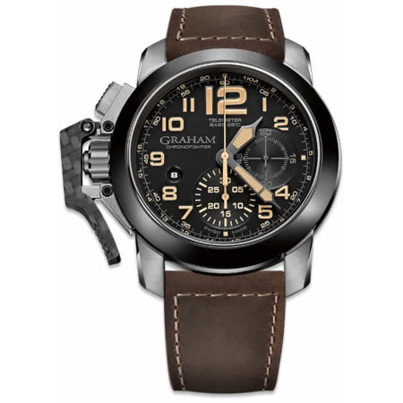 Graham Chronofighter Steel Black Dial 2CCAC.B02A
