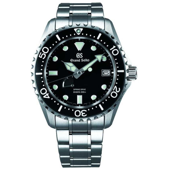 Grand Seiko SBGA229 Spring Drive Diver Black Dial