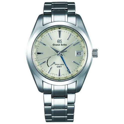 Grand Seiko SBGE205 Spring Drive GMT Champagne Dial