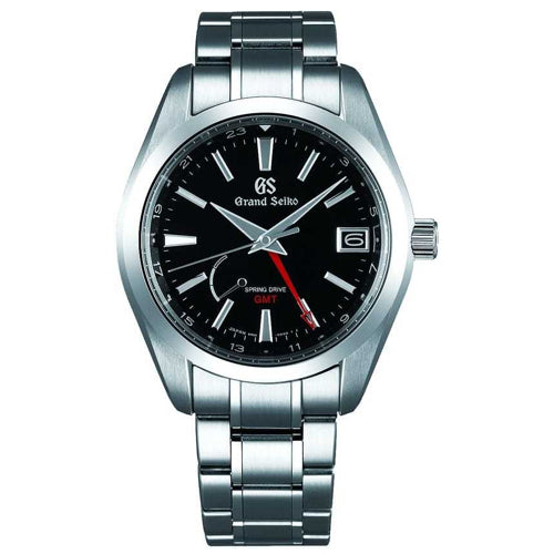 Grand Seiko SBGE211 Spring Drive GMT Black Dial