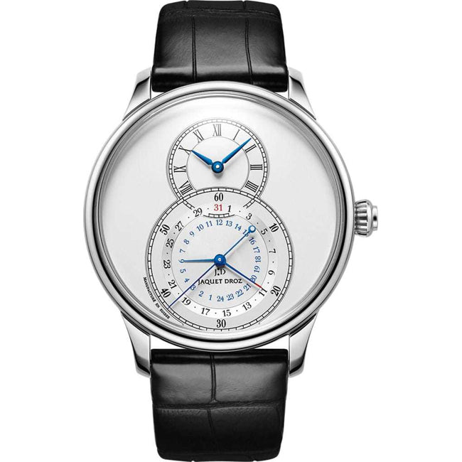 Jaquet Droz Grande Seconde Dual Time Silver J016030240