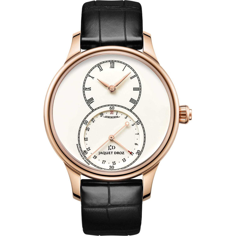 Jaquet Droz Grande Seconde Quantieme Ivory Enamel J007013200