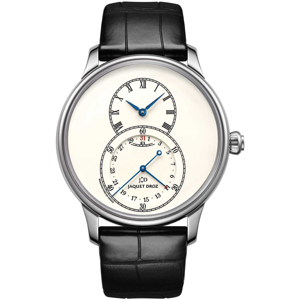 Jaquet Droz Grande Seconde Quantieme Ivory Enamel J007034200