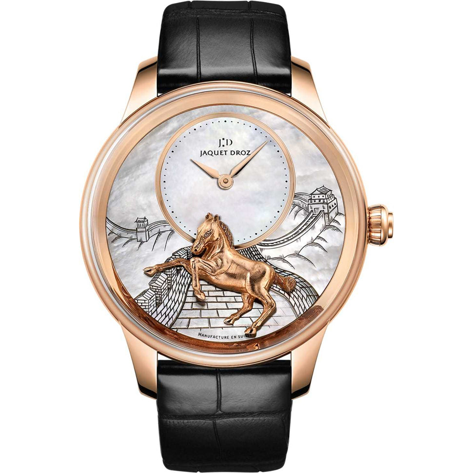 Jaquet Droz Petite Heure Minute Relief Horse J005023275