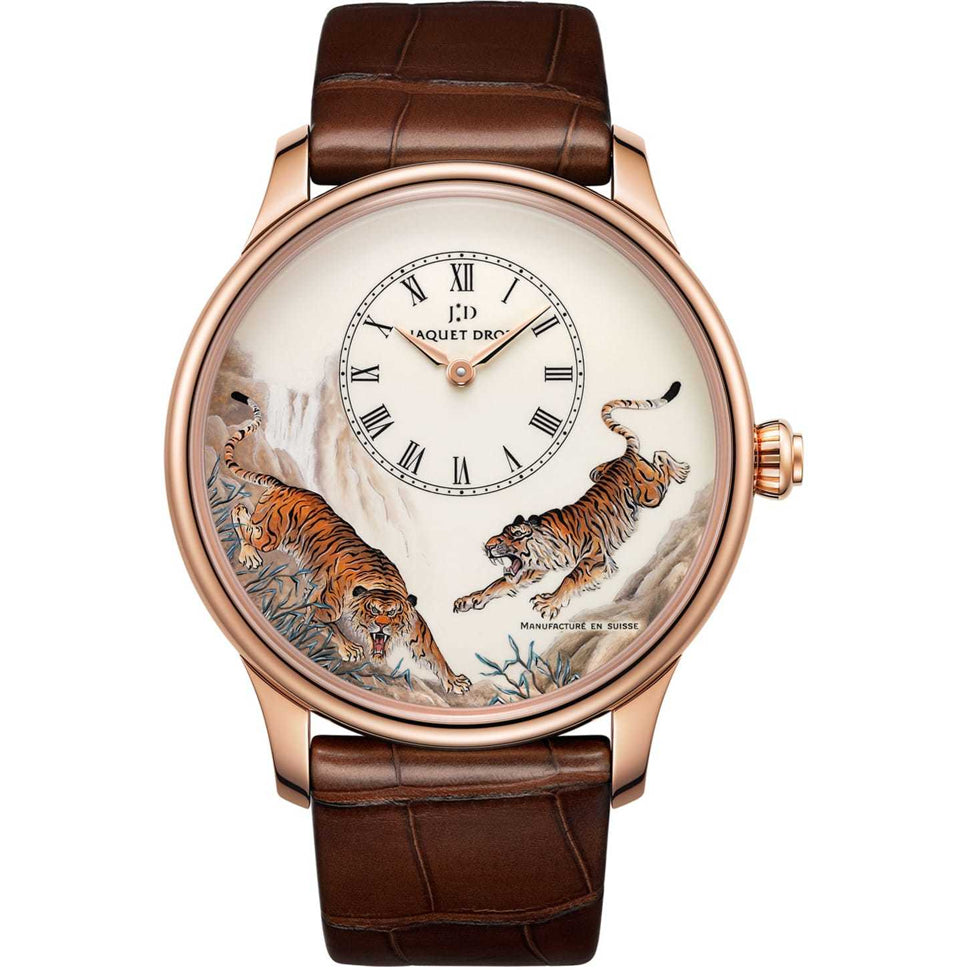 Jaquet Droz Petite Heure Minute Tigres J005033222
