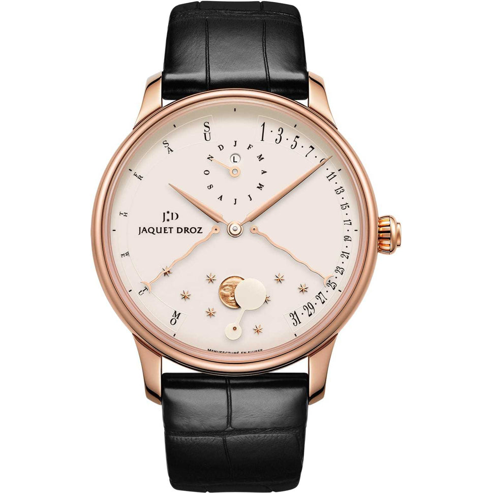 Jaquet Droz Quantieme Perpetuel Eclipse Email Ivoire J030533201