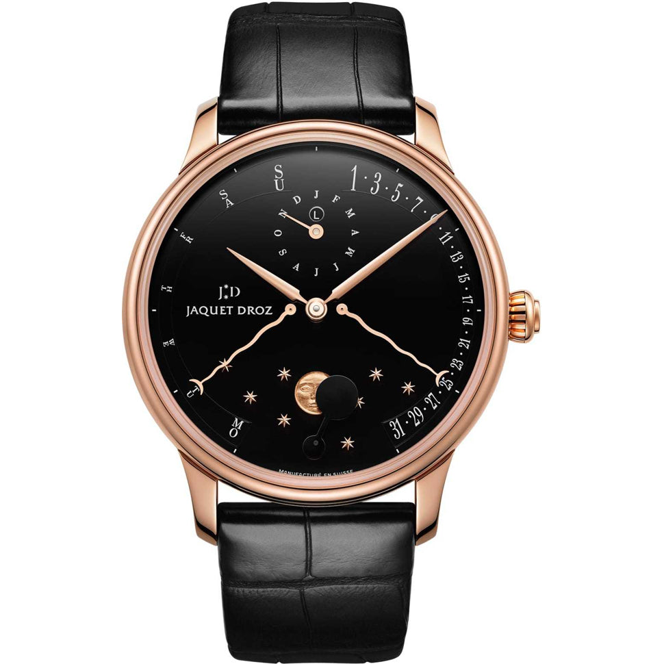 Jaquet Droz Perpetual Calendar Eclipse Black Enamel J030533200