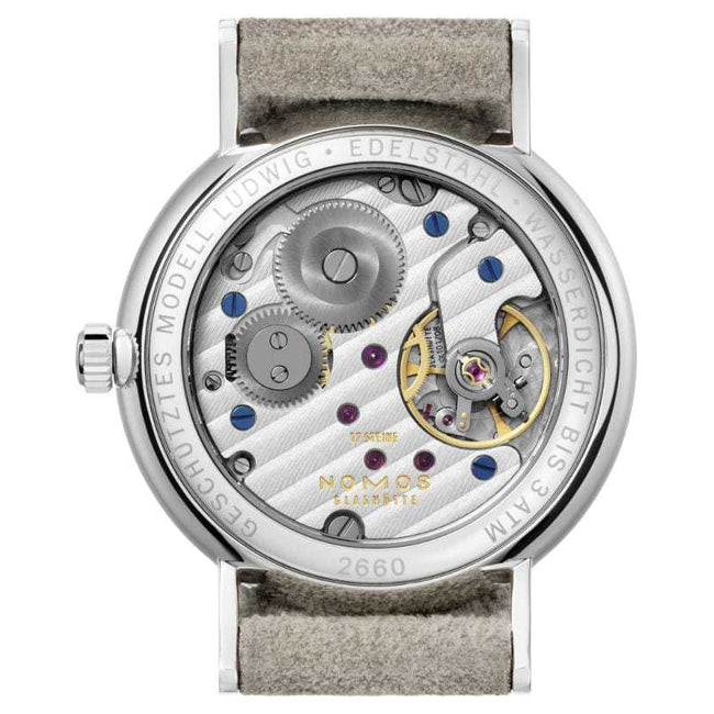 NOMOS Glashütte Ludwig 33 Sapphire Caseback