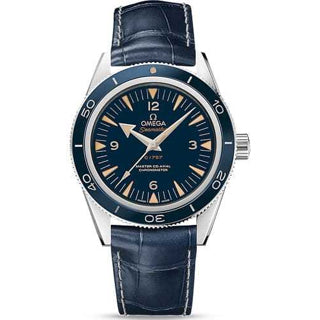 Omega Seamaster 300 Master Co-axial 41mm Blue Dial on Strap
