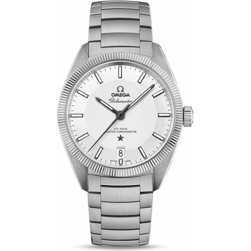 Constellation Globemaster Omega Co-Axial Master Chronometer 39mm Silver Dial on Bracelet