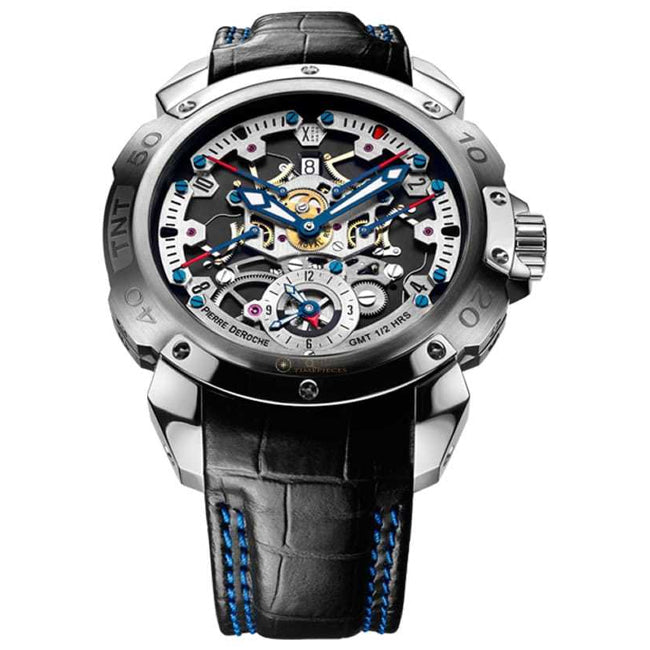 Pierre DeRoche TNT Royal Retro GMT 1/2 hour TNT10005ACTI0-005CRO