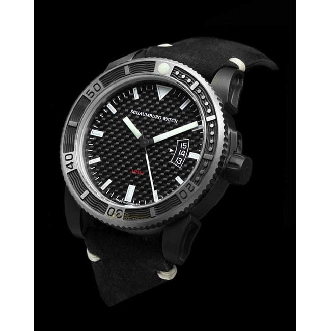 Schaumburg Watch AQM Carbon PVD