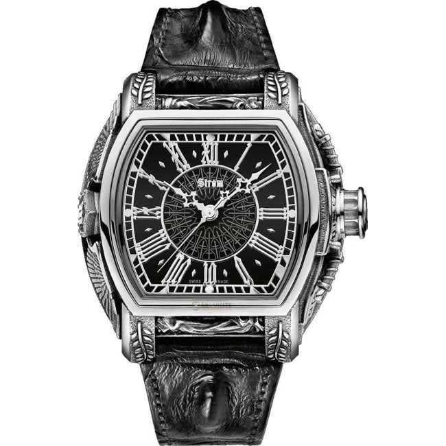 Strom Agonium Michaeli Silver Black Dial