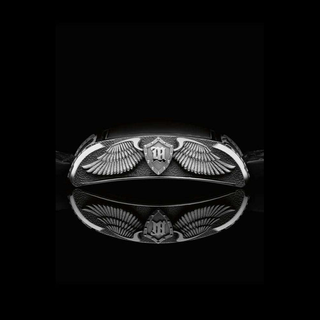 Strom Agonium Michaeli Silver Black Dial