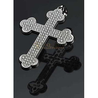Strom Agonium Kreuz Weissgold mit Brillanten