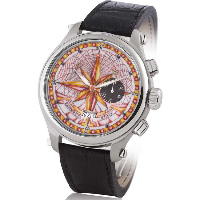 Zannetti Compass Rose Chrono Red