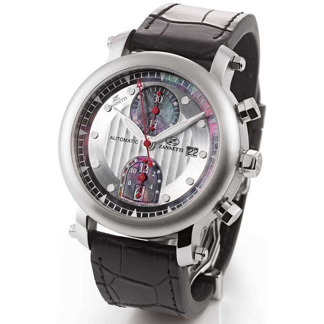 Zannetti Gladiatore Chronograph Steel Silver Version