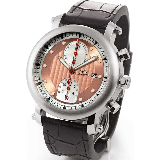 Zannetti Gladiatore Chronograph Steel Copper Version