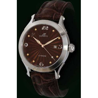 Zannetti Regent Steel Automatic Brown Enamel